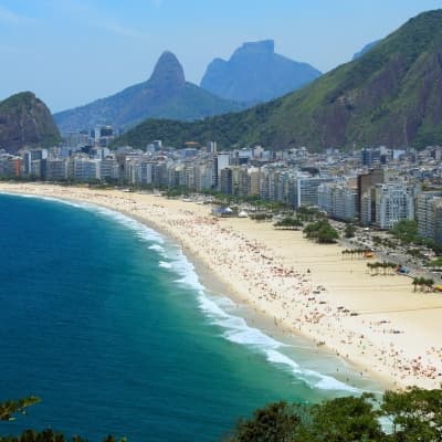 Le centre-ville de Rio à pied