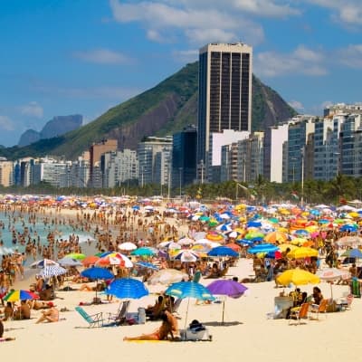 Le centre-ville de Rio