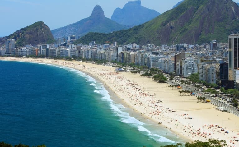 Le centre-ville de Rio à pied